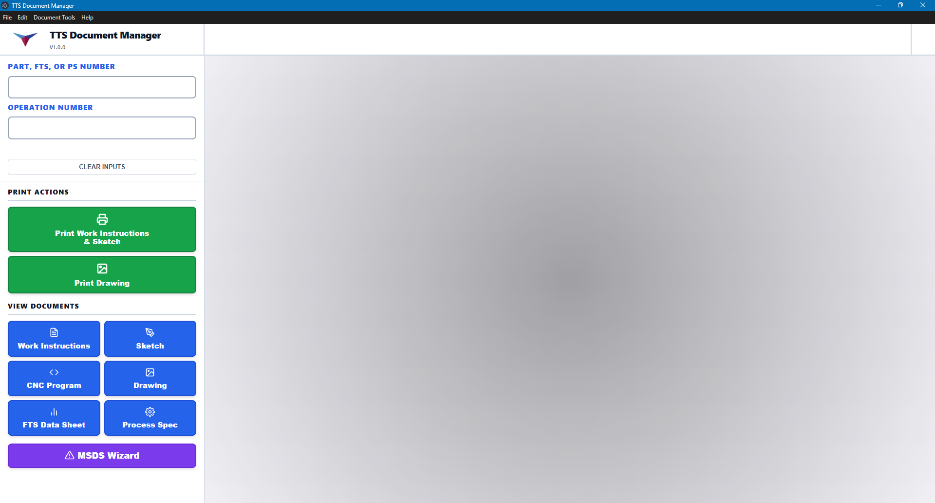 TTS Document Manager